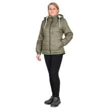 куртка прага-люкс женская олива1