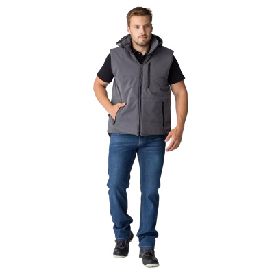 Жилет Респект утепленный с капюшоном 87485435