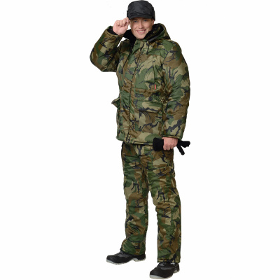 костюм охранника зимний лес