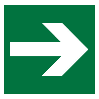 Знак Направляющая стрелка