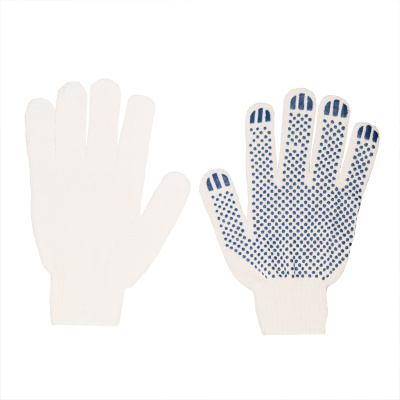 Перчатки трик. Стандарт с ПВХ (ТОЧКА) 4н. 10кл.