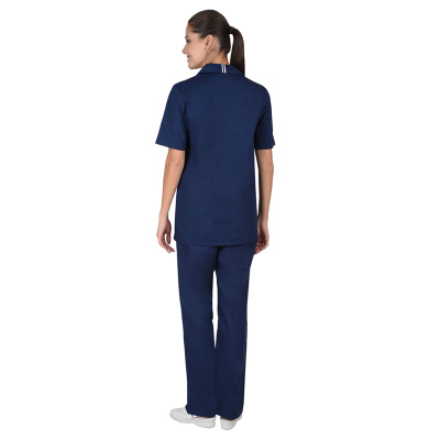 Костюм Виктория женский, куртка, брюки, темно-синий2