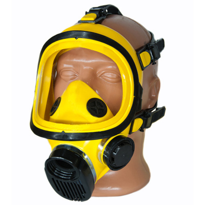 Маска панорамная ППМ-88 к противогазу БРИЗ 4301 (желтая) М-1