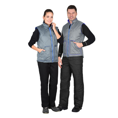 жилет европа на подкладке флис черный