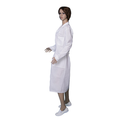 Халат белый, женский, бязь отбеленная, ГОСТ, кнопки3