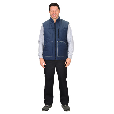 жилет европа на подкладке флис серый св.серый