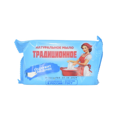 Мыло туалетное Банное Традиционное 100г п-п 80346