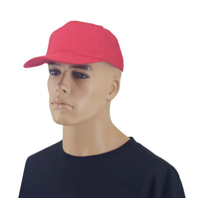 Бейсболка Комфорт с жестким козырьком, красная