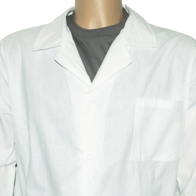 Халат белый, мужской, бязь отбеленная, ГОСТ, кнопки4