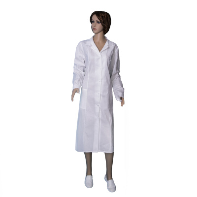 Халат белый, женский, бязь отбеленная, ГОСТ, кнопки1
